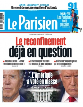 Le Parisien 04 novembre 2020 Le Parisien N°20201104 du 04 novembre 2020 à télécharger sur iPad