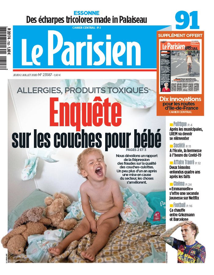 Le Parisien 02 juillet 2020 Le Parisien N°20200702 du 02 juillet 2020 à télécharger sur iPad