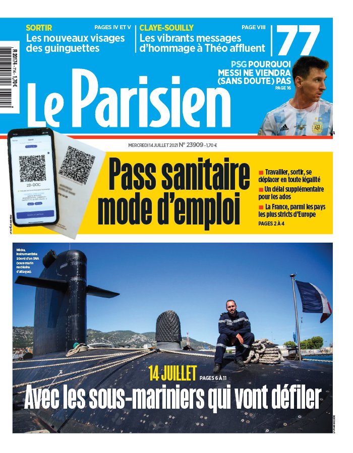 Abonnement Le Parisien Pas Cher avec le BOUQUET INFO ePresse.fr