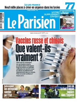 Le Parisien N°20210202 du 02 février 2021 à télécharger sur iPad