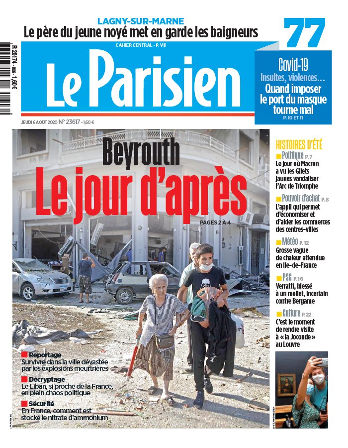 Le Parisien 06 août 2020 Le Parisien N°20200806 du 06 août 2020 à télécharger sur iPad