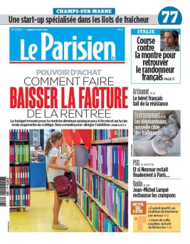 Le Parisien N°20190817 du 17 août 2019 à télécharger sur iPad