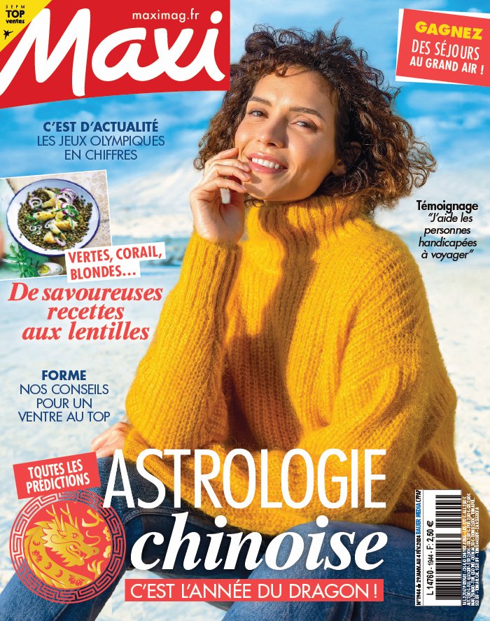 Maxi N°1944 du 29 janvier 2024 à télécharger sur iPad