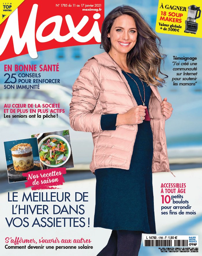 Maxi 11 janvier 2021 Maxi N°1785 du 11 janvier 2021 à télécharger sur iPad