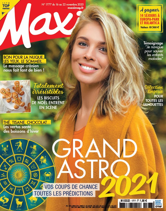 Maxi 16 novembre 2020 Maxi N°1777 du 16 novembre 2020 à télécharger sur iPad