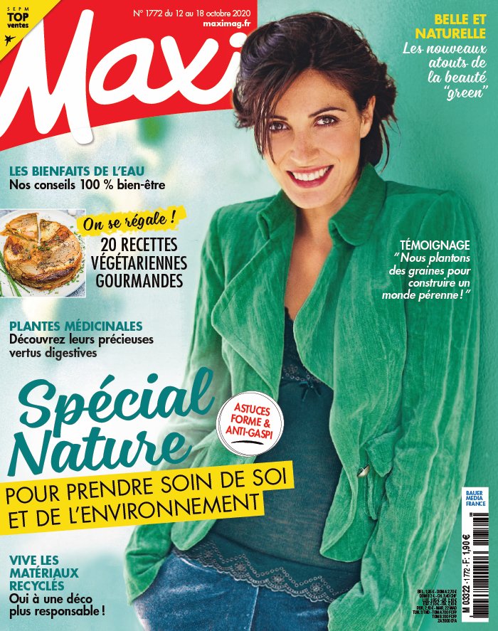 Maxi 12 octobre 2020 Maxi N°1772 du 12 octobre 2020 à télécharger sur iPad