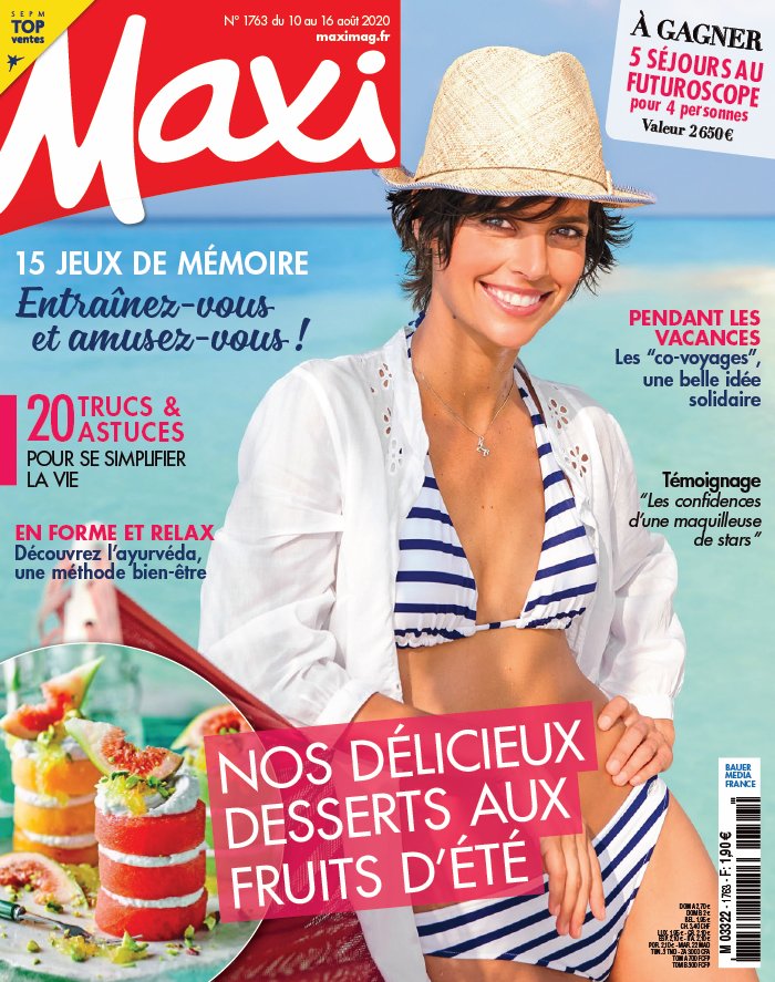Maxi 10 août 2020 Abonnement à Maxi Pas Cher avec le BOUQUET ePresse.fr