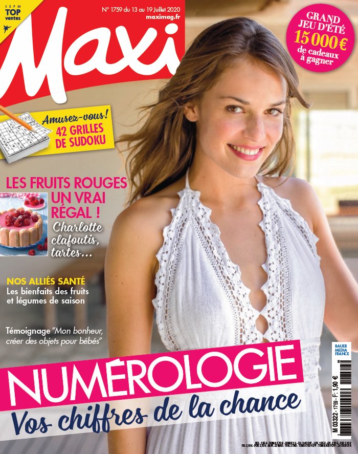 Maxi 13 juillet 2020 Abonnement à Maxi Pas Cher avec le BOUQUET ePresse.fr
