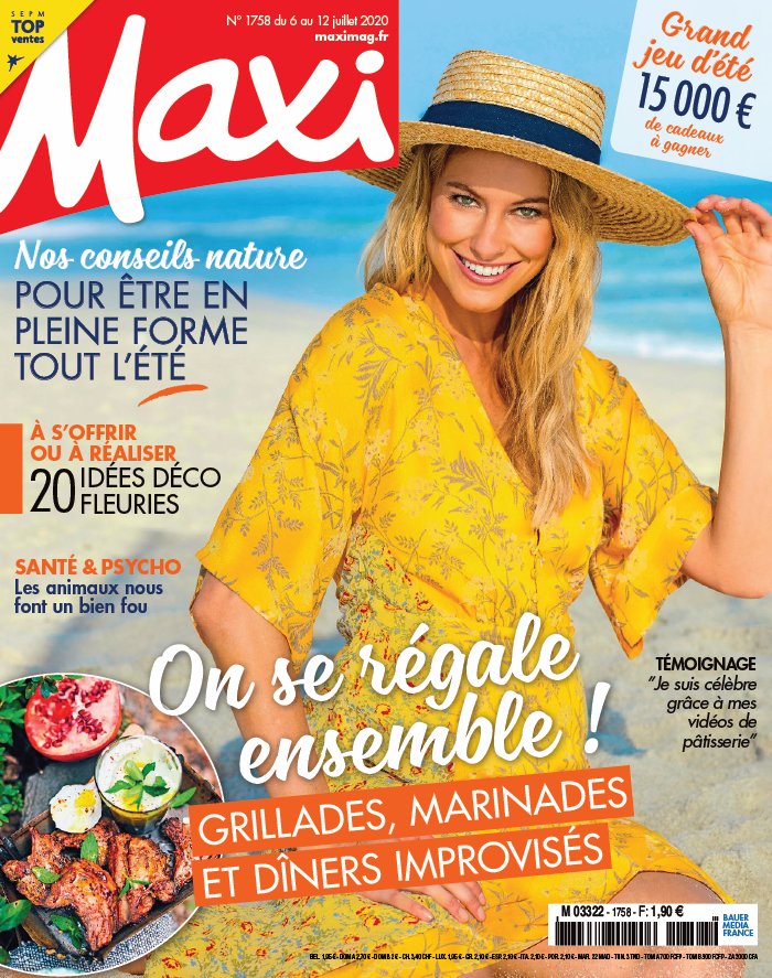 Maxi 06 juillet 2020 Abonnement à Maxi Pas Cher avec le BOUQUET ePresse.fr
