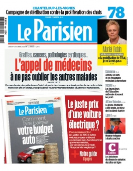 Le Parisien N°20201001 du 01 octobre 2020 à télécharger sur iPad