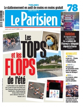 Le Parisien N°20200804 du 04 août 2020 à télécharger sur iPad