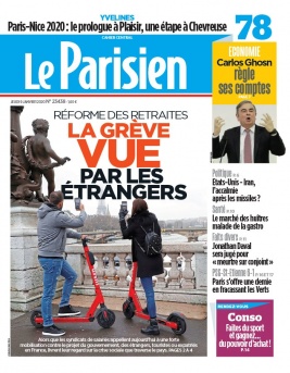 Le Parisien N°20200109 du 09 janvier 2020 à télécharger sur iPad