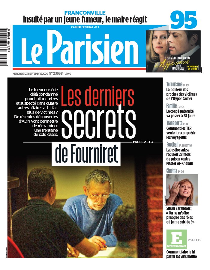 Le Parisien 23 septembre 2020 Le Parisien N°20200923 du 23 septembre 2020 à télécharger sur iPad