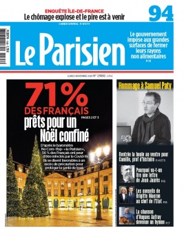 Le Parisien N°20201102 du 02 novembre 2020 à télécharger sur iPad