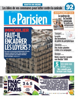 Le Parisien N°20190701 du 01 juillet 2019 à télécharger sur iPad