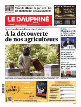 Le Dauphiné Libéré N°20240426 du 26 avril 2024 à télécharger sur iPad