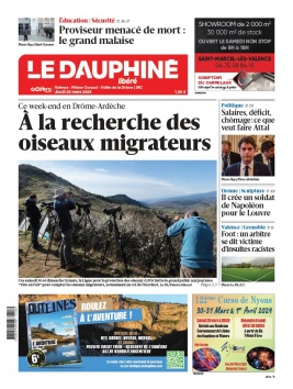 Lisez Le Dauphiné Libéré - Grand Valence, Rhône Crussol et Vallée de la Drôme du 28 mars 2024 sur ePresse.fr
