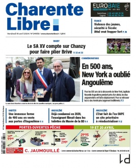 Charente Libre N°24659 du 19 avril 2024 à télécharger sur iPad