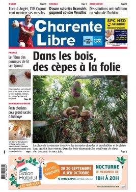 Charente Libre 30 septembre 2023 Abonnement Charente Libre Pas Cher avec BOUQUET INFO ePresse.fr