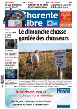 Charente Libre N°24261 du 10 janvier 2023 à télécharger sur iPad