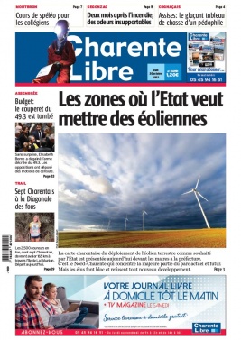 Charente Libre N°24191 du 20 octobre 2022 à télécharger sur iPad