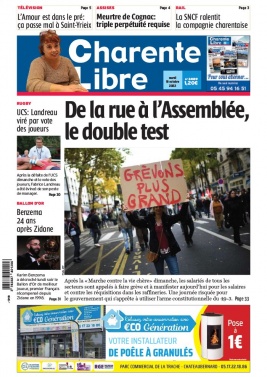 Charente Libre N°24189 du 18 octobre 2022 à télécharger sur iPad