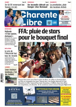 Charente Libre N°24145 du 27 août 2022 à télécharger sur iPad