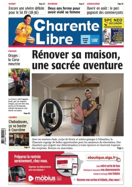 Charente Libre N°24138 du 19 août 2022 à télécharger sur iPad