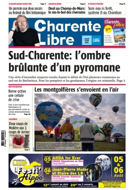 Charente Libre N°24127 du 06 août 2022 à télécharger sur iPad
