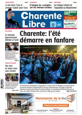 Charente Libre 04 juillet 2022 Abonnement Charente Libre Pas Cher avec BOUQUET INFO ePresse.fr