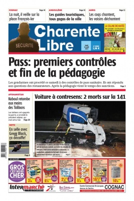 Charente Libre N°23822 du 16 août 2021 à télécharger sur iPad
