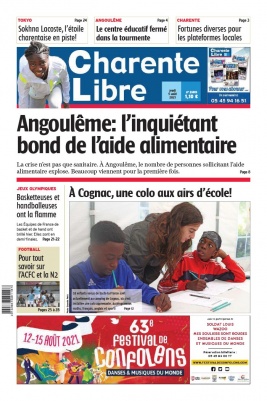 Charente Libre N°23813 du 05 août 2021 à télécharger sur iPad
