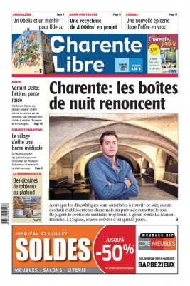 Charente Libre N°23790 du 09 juillet 2021 à télécharger sur iPad