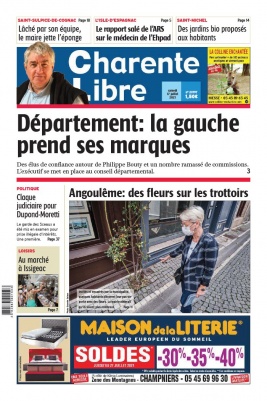 Charente Libre N°23797 du 17 juillet 2021 à télécharger sur iPad