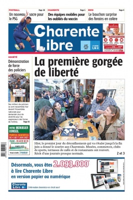 Charente Libre N°23748 du 20 mai 2021 à télécharger sur iPad