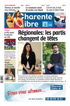 Charente Libre N°23745 du 17 mai 2021 à télécharger sur iPad
