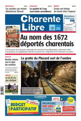 Charente Libre N°23726 du 23 avril 2021 à télécharger sur iPad