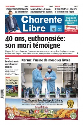 Charente Libre N°23721 du 17 avril 2021 à télécharger sur iPad