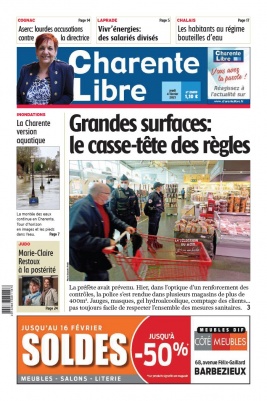 Charente Libre N°23659 du 04 février 2021 à télécharger sur iPad