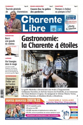 Charente Libre N°23645 du 19 janvier 2021 à télécharger sur iPad