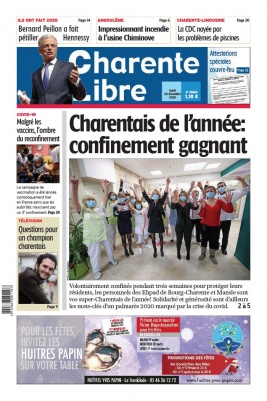 Charente Libre N°23626 du 28 décembre 2020 à télécharger sur iPad