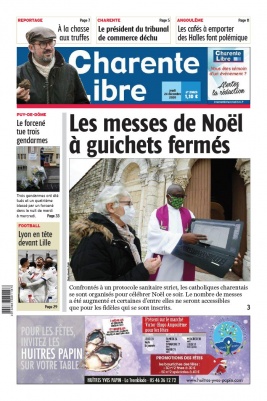 Charente Libre N°23623 du 24 décembre 2020 à télécharger sur iPad