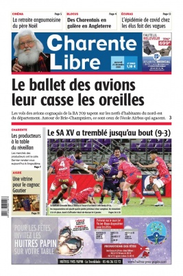 Charente Libre N°23622 du 23 décembre 2020 à télécharger sur iPad