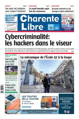 Charente Libre N°23614 du 14 décembre 2020 à télécharger sur iPad