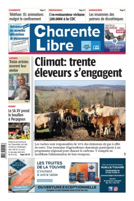 Charente Libre N°23607 du 05 décembre 2020 à télécharger sur iPad