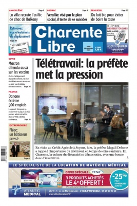 Charente Libre N°23597 du 24 novembre 2020 à télécharger sur iPad