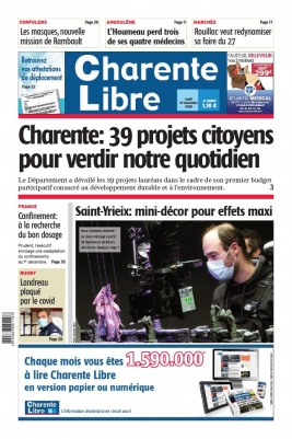 Charente Libre N°23593 du 19 novembre 2020 à télécharger sur iPad
