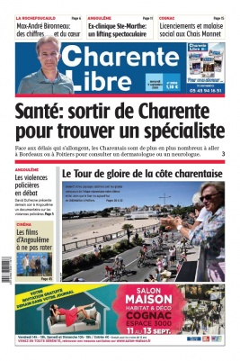 Charente Libre N°23532 du 09 septembre 2020 à télécharger sur iPad