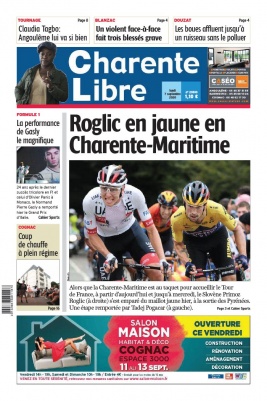 Charente Libre N°23530 du 07 septembre 2020 à télécharger sur iPad