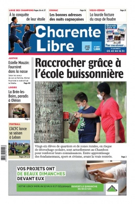 Charente Libre N°23517 du 22 août 2020 à télécharger sur iPad